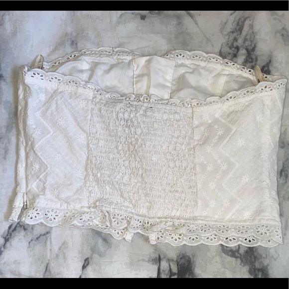White Corset Top - Picture 6 of 6